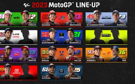 Susunan Pebalap MotoGP 2023: Tersisa 4 Kursi