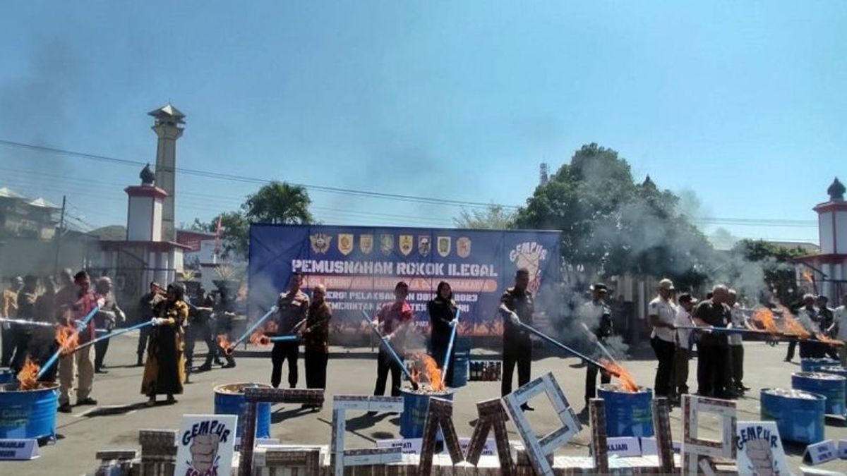 2,851,697 Cigarettes Without Excise Confiscated By Surakarta Customs And Excise Destroyed 942,051 Batang Today