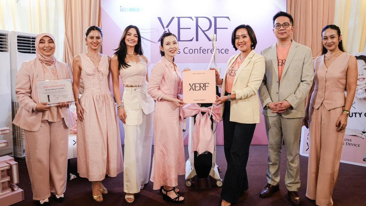 Nia Ramadhani Hadiri Peluncuran dan Live Demo XERF di Blink Beauty
