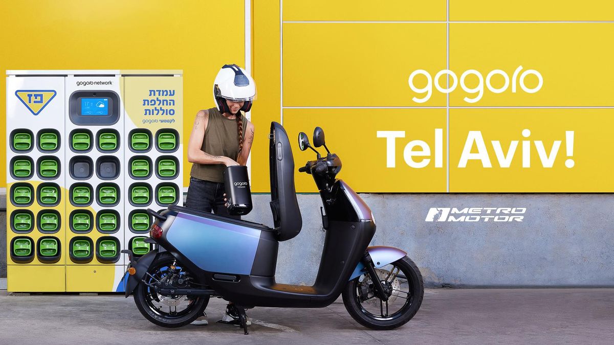 Gogoro, Metro Motor And Paz Group Launching Two-wheeled Battery Exchange In Israel