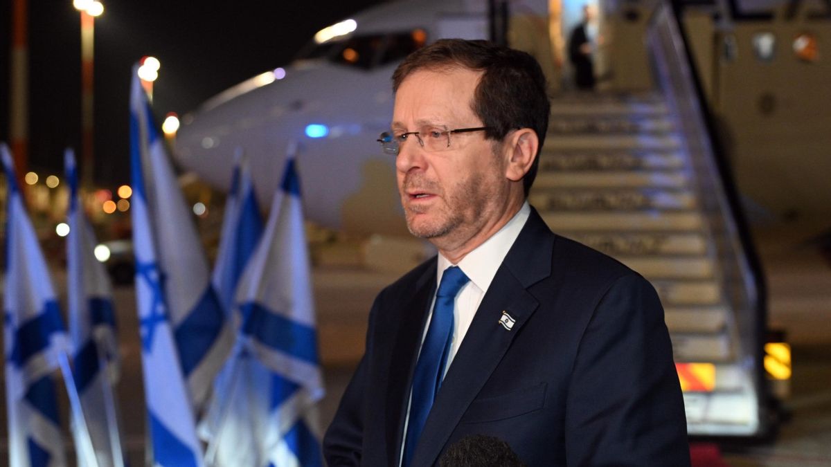 President Herzog Says Israel Doesn't Want To Go To War With Lebanon And Blames Hezbollah