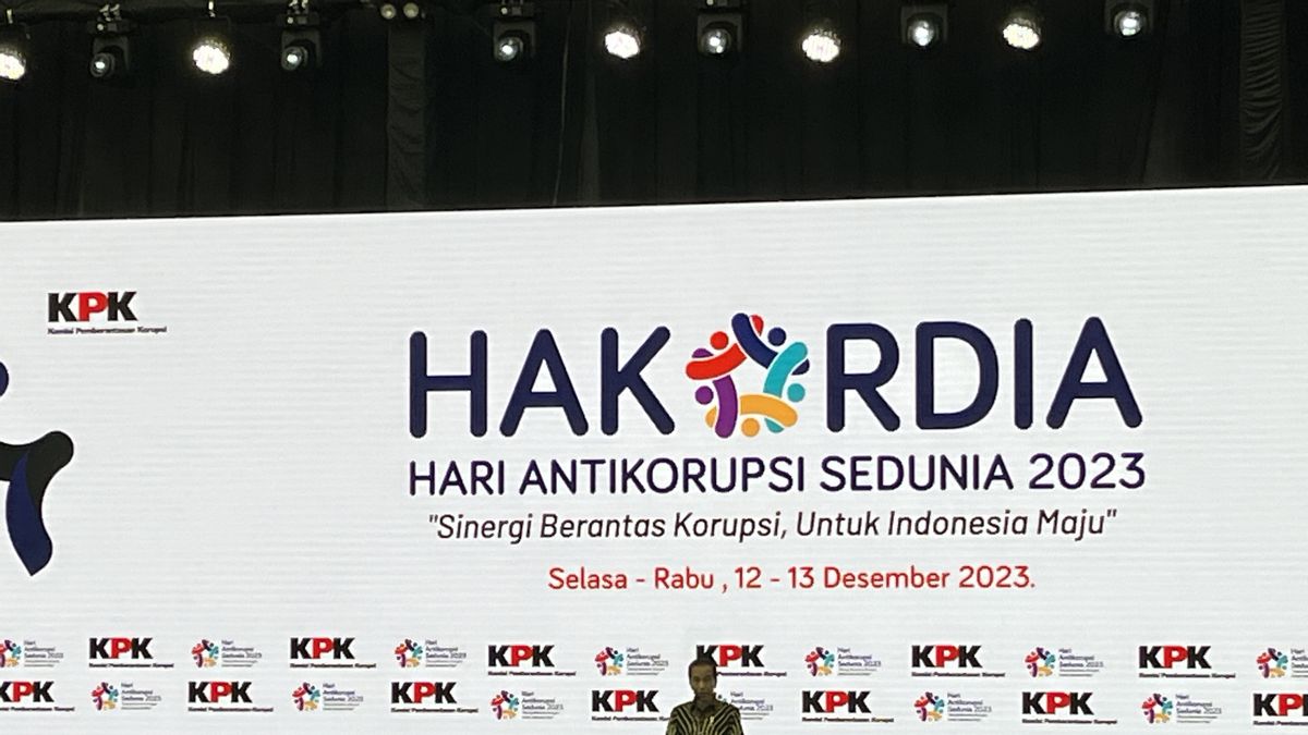 Présent à Hakordia KPK, Jokowi : Trop de fonctionnaires sont arrêtés