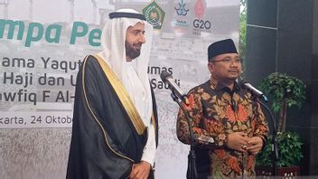 サウジアラビアのペルハジアン・ムクタマールに参加したヤクート貿易大臣は、追加のインドネシア巡礼の割り当てを求めることを約束します