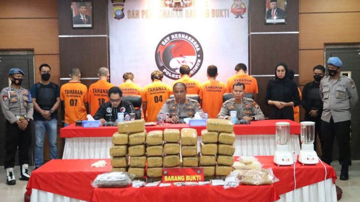 Securing 30 Kg Of Dried Cannabis, Karimun Police Presumes It Has Saved 122,000 People