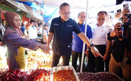 Mendag Zulhas Sidak Harga Pasar di Palangkaraya