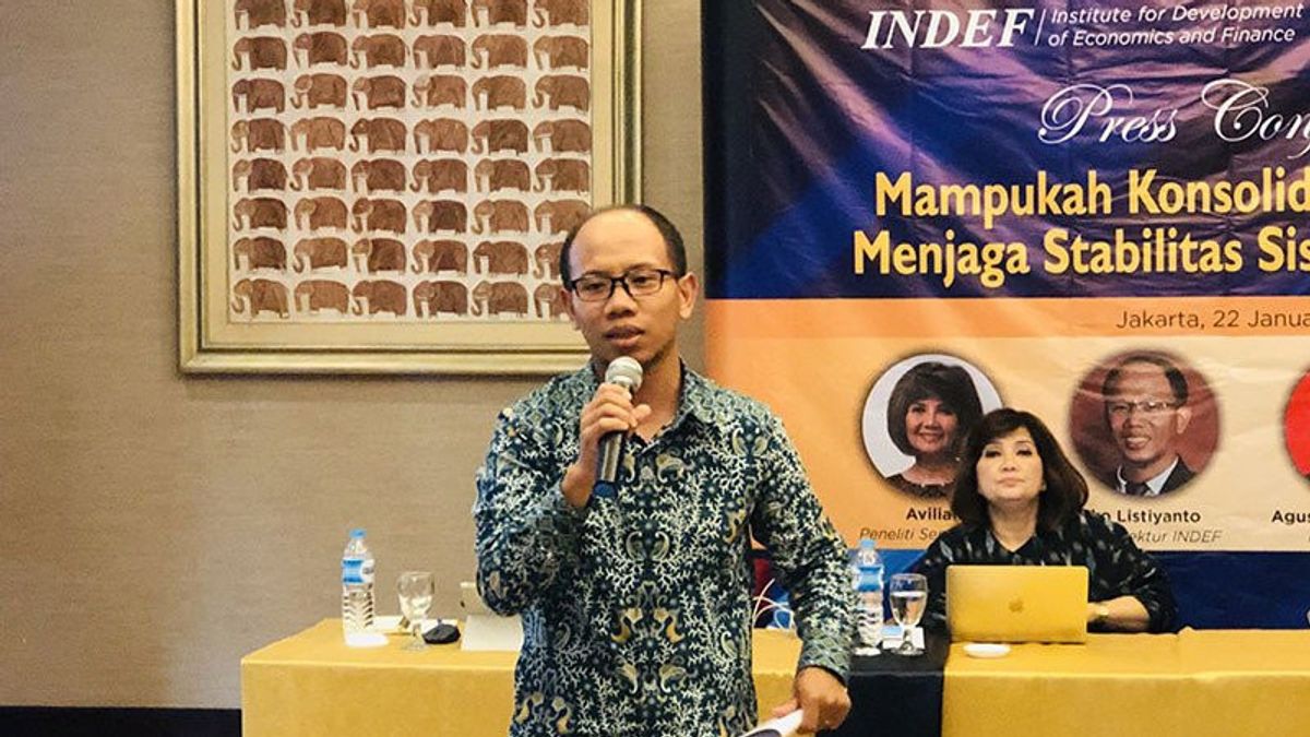 世界的な混乱の真っ只中にあるインドネシア経済、Indef: 強力で安定したルピア