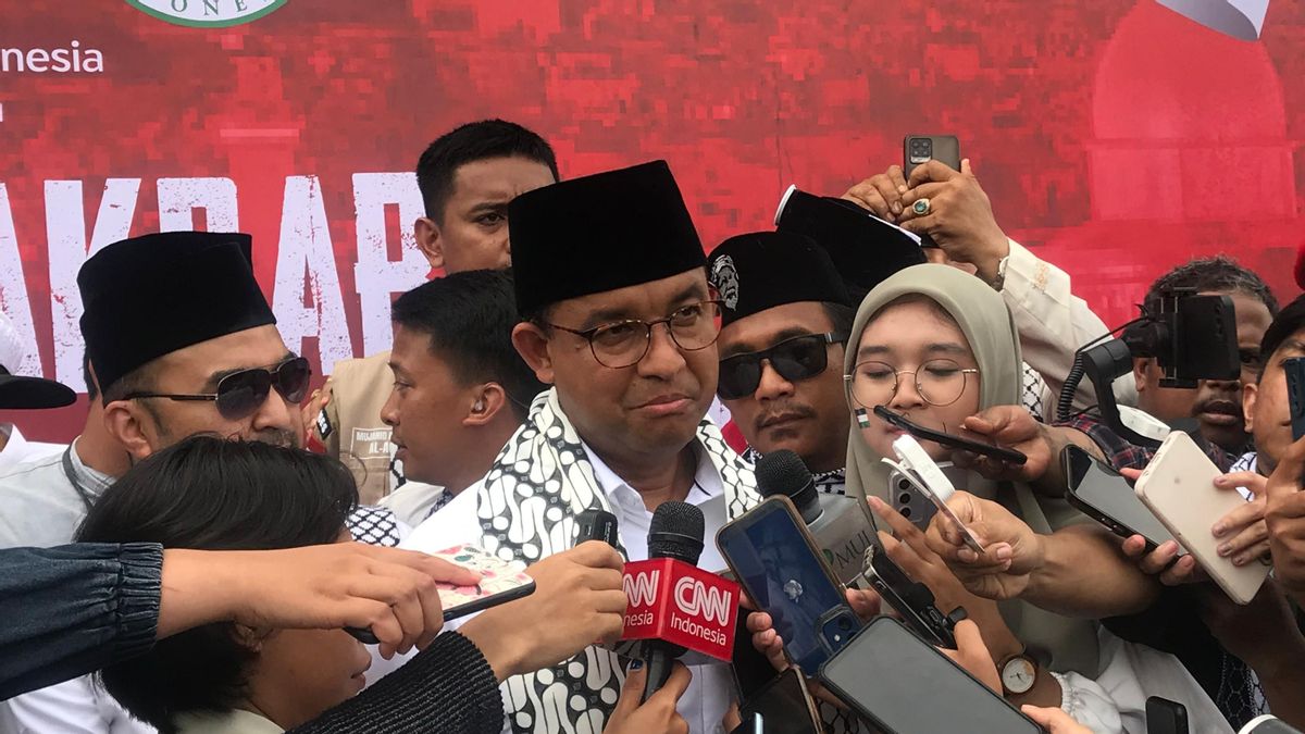 Anies Harap Aksi Bela Palestina di Monas Jakarta Mendunia