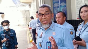 印度尼西亚法律和人权部官员西达克在西皮南毒品监狱