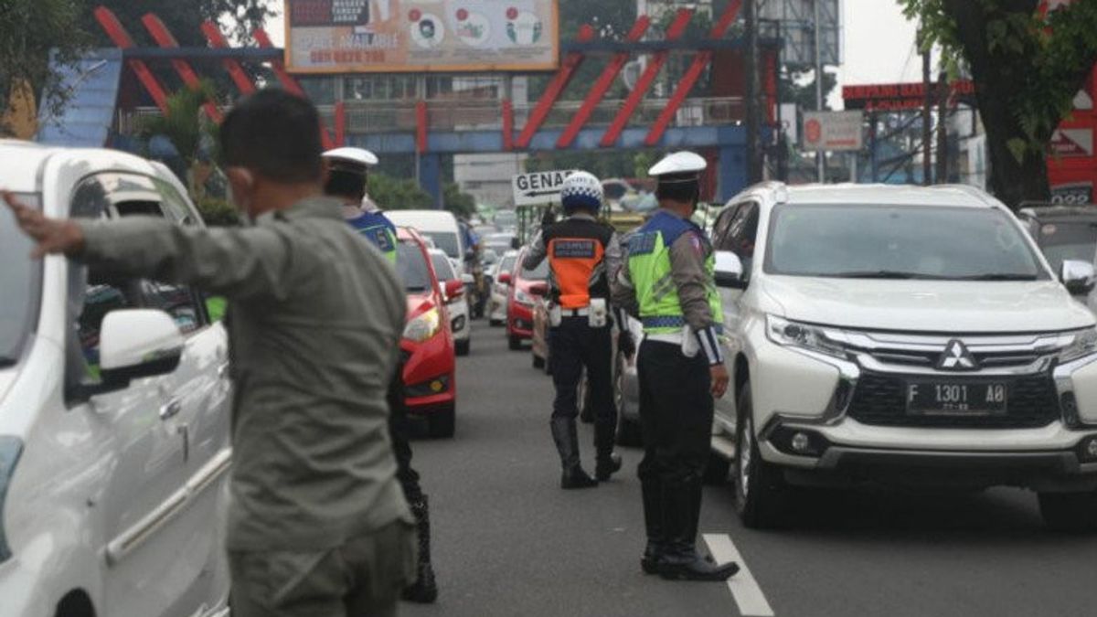 Second Day Odd-Even In Bogor City, 4,476 Vehicles Turned Around