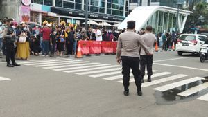 CFW Dukuh Atas Selesai! Polisi Jaga Zebra Cros dari Remaja SCBD