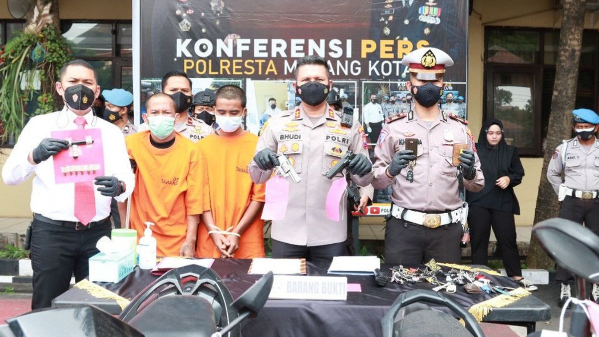 Sindikat Pencuri Motor di Malang Ditangkap, Pelaku Sempat Todong Polisi Pakai Airsoft Gun