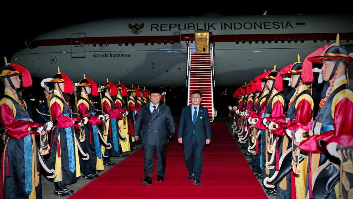 Continue the Visit, President Prabowo Subianto Arrives in Seoul Republic of Korea