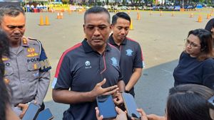 Personel Direktorat Lalu Lintas Polda Metro Jaya Asah Kemampuan Lomba Ketangkasan Bermotor