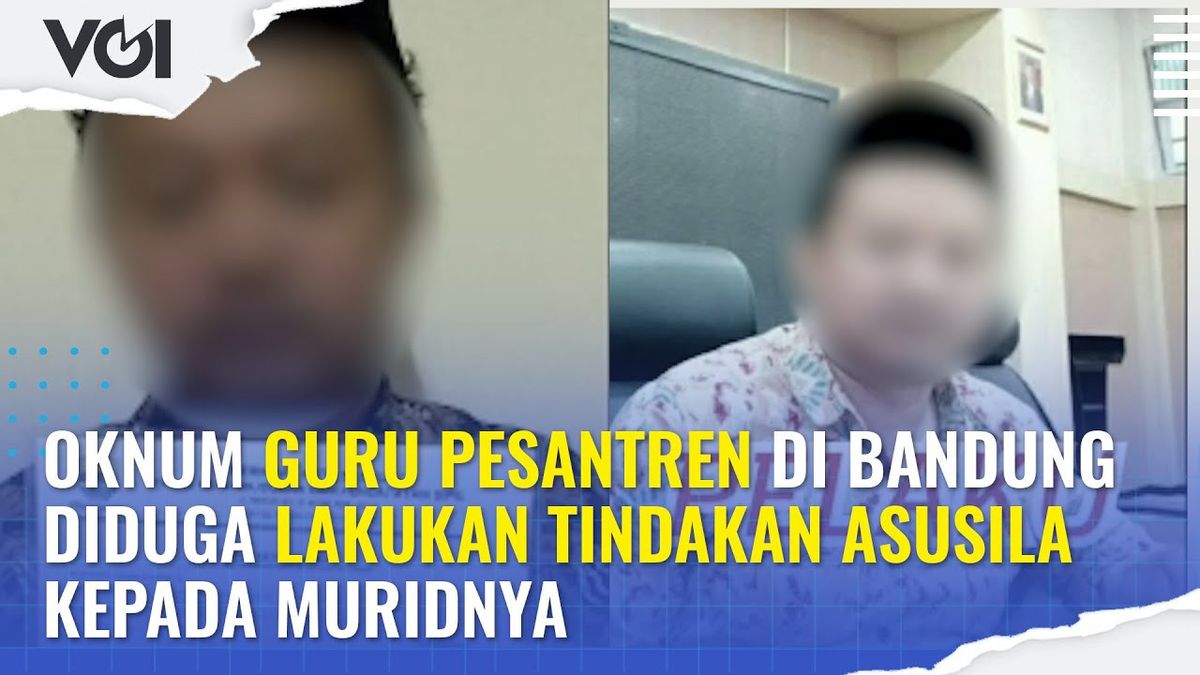 VIDEO: Unscrupulous Islamic Boarding School Teacher In Bandung Allegedly Pregnant With 8 Students