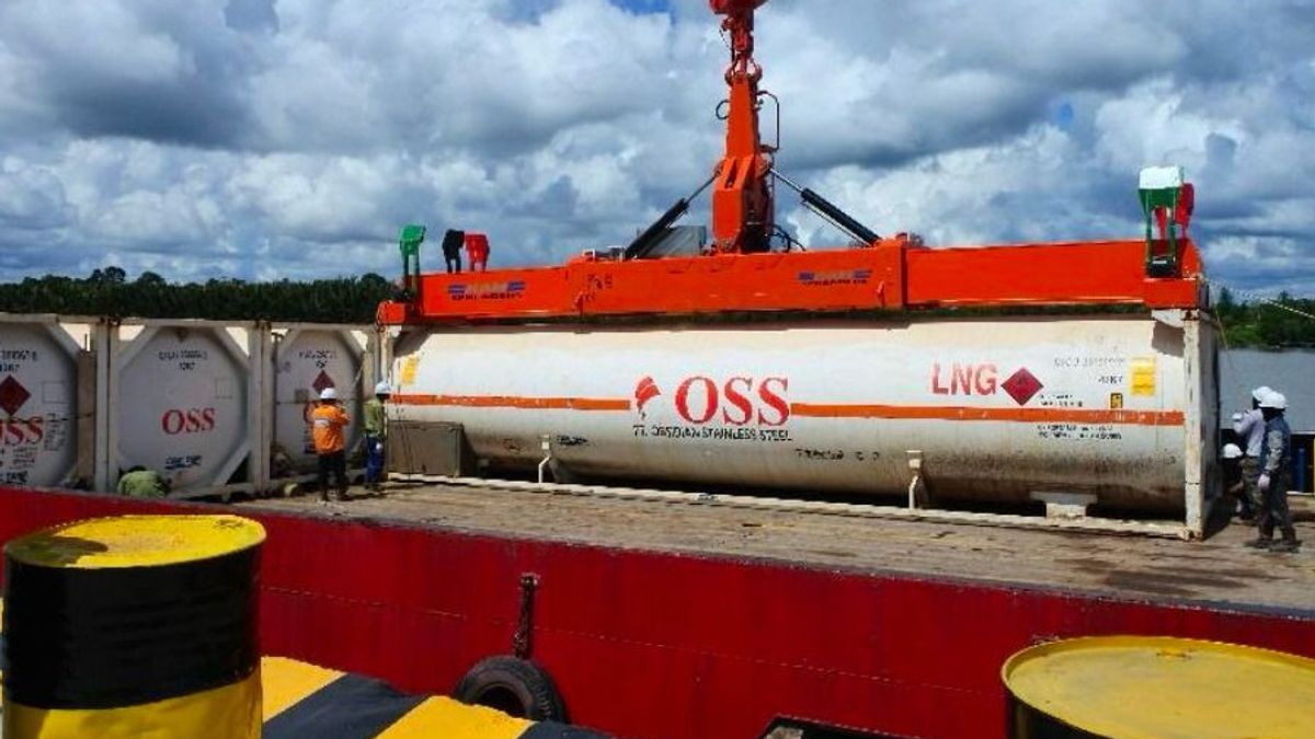 PGN توجيه الغاز الطبيعي المسال إلى عملاء المصهر في جنوب شرق سولاويزي ، استخدام 25 وحدة Isotank