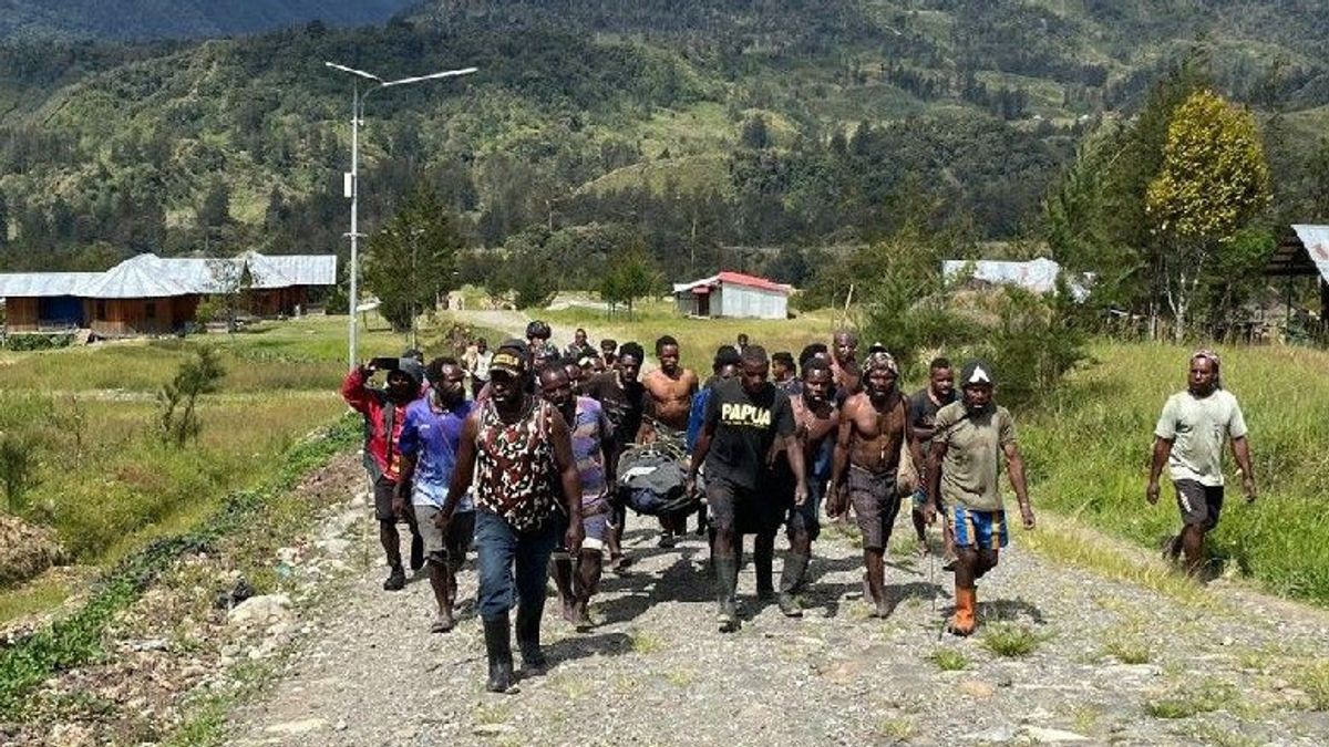 Bodies Of KKB Shooting Victims In Gome Evacuated To Timika