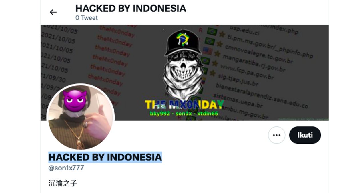 Saling Serang, <i>Hacker</i> Brasil Dibalas <i>Hacker</i> yang Mengaku asal Indonesia