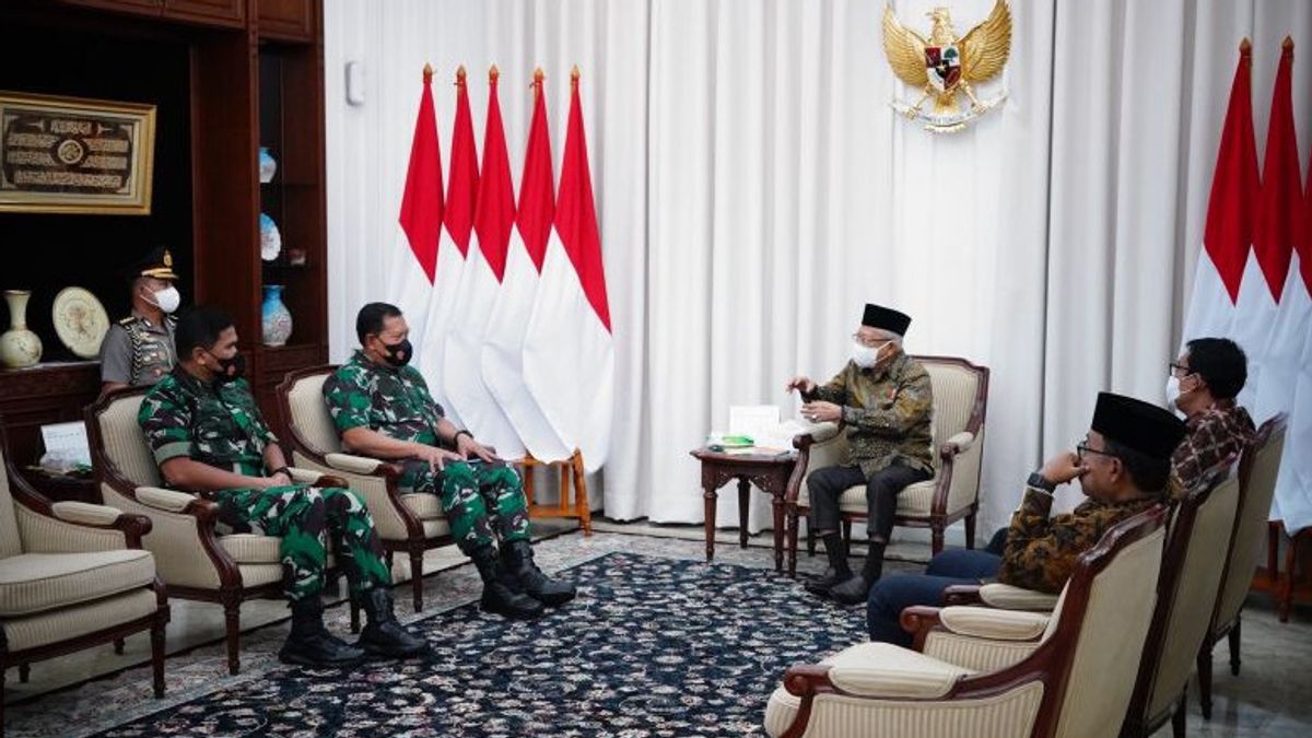 Bertemu Panglima TNI, Wapres Tekankan Pentingnya Keamanan Papua