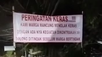 Residents Of Contract 99 In Ciledug Will Be Expelled If Proven To Do 'Open BO'