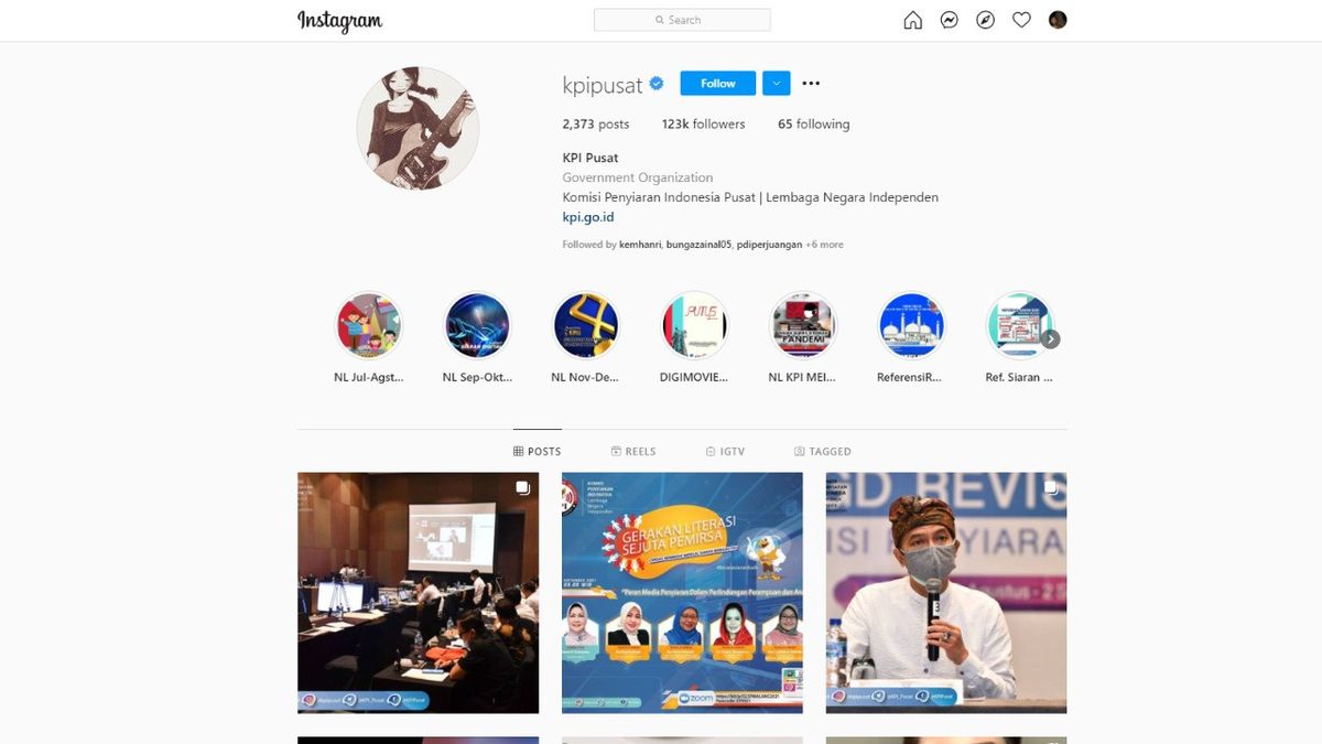 阿贡不知道 Kpi 的 Instagram 帐户配置文件照片更改， 被黑客攻击？