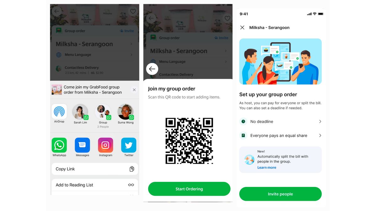 Gampang Banget, Begini Cara Memesan Makanan dengan Pesanan Grup di Grab