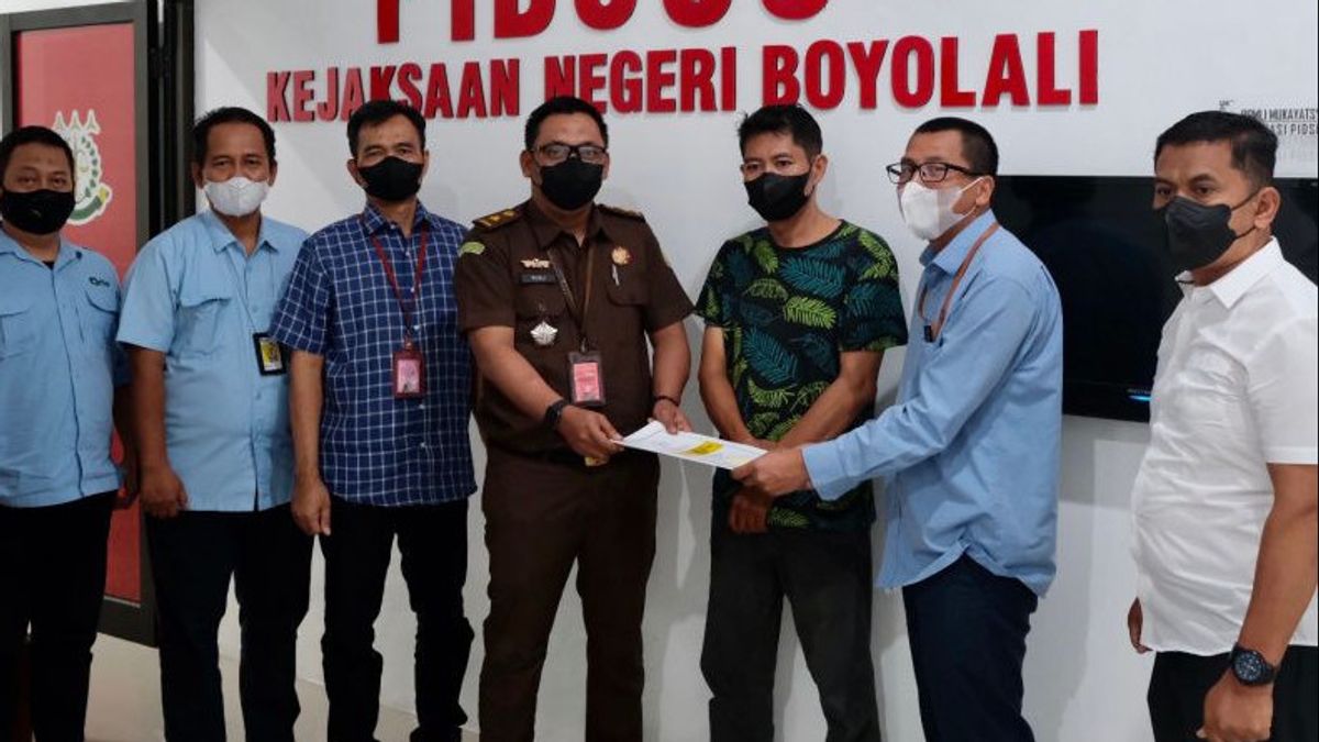 Suspects In The State Rural Case Of Nearly Rp. 500 Million Were Handed Over To The Boyolali Kejari