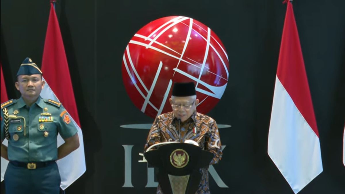 Ma'ruf Aminはインドネシアの資本市場をより大きくするための指示を与えました