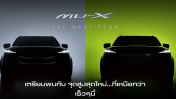 Isuzu a déployé le teaser Mu-X Facelift, lancé cette année?