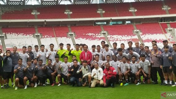 President Jokowi Encourages U-20 National Team Players After Indonesia Fails To Hold A World Cup