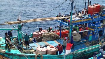 KKP逮捕的51艘非法船只中的五艘马来西亚和菲律宾国旗船只