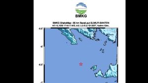BMKG Catat 32 Kali Gempa di Selat Sunda hingga Petang