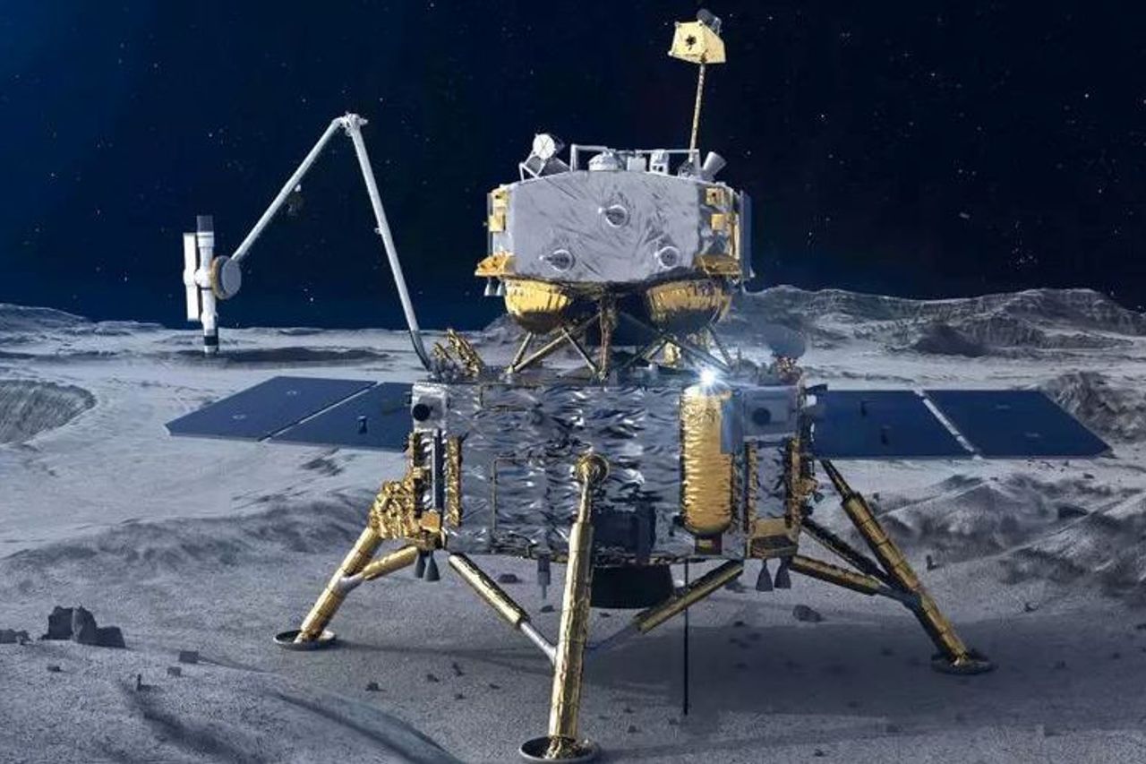 Des Scientifiques Chinois Estiment L’activité Volcanique Sur La Lune Il Y A 1 Milliard D’années