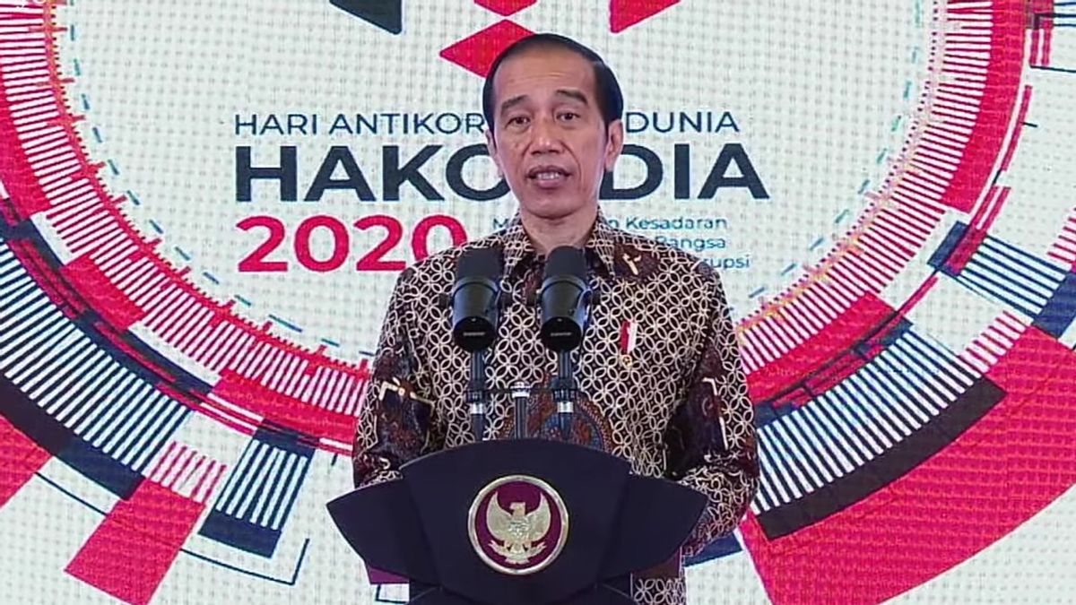 Jokowi: L’application De La Corruption N’est Pas Mesurée Par Les Cas Trouvés