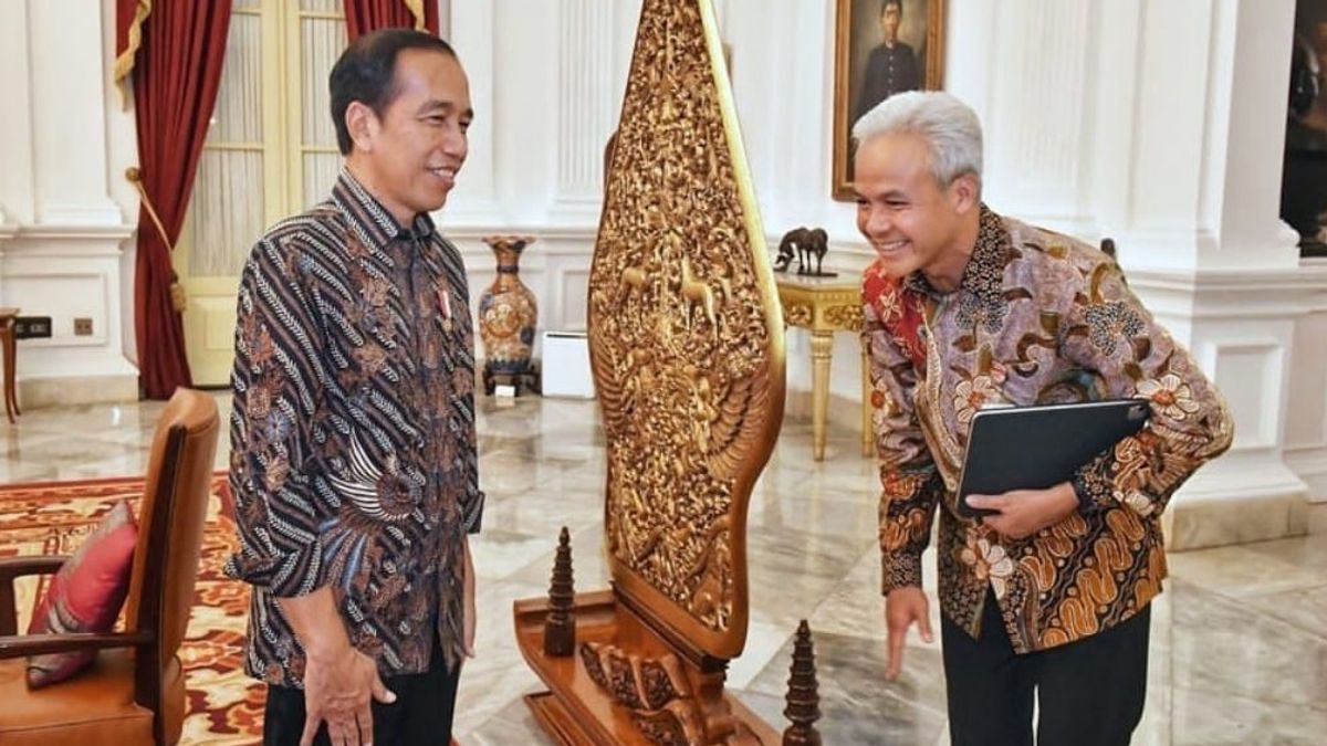 Ganjar Pranowo And Jokowi Meet, Discussing The Arrangement Of The Borobudur Area And Political Affairs