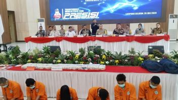 Lampung Police Reveals Circulation Of 30 Kilograms Of Crystal Methamphetamine From Malaysia