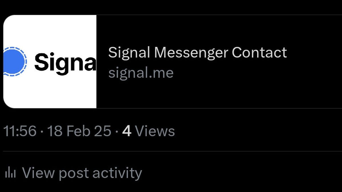 Platform X Blokir Kemampuan Pengguna untuk Kirim Tautan Signal.me