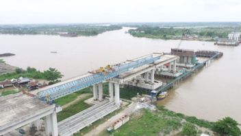 Hutama Karya: Construction Of The Musi V Palembang Bridge Is Targeted To Be Completed In 2026