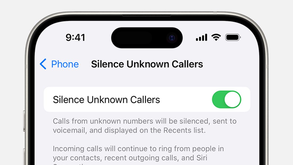 Begini Cara Mengheningkan Panggilan dari Nomor Tidak Dikenal di iPhone