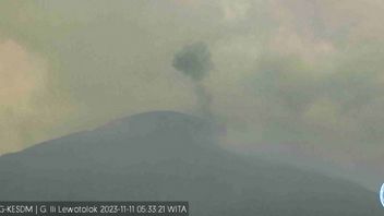 Two Eruptions Occurred On Mount Ili Lewotolok, PVMBG Urges The Public Not To Get Closer