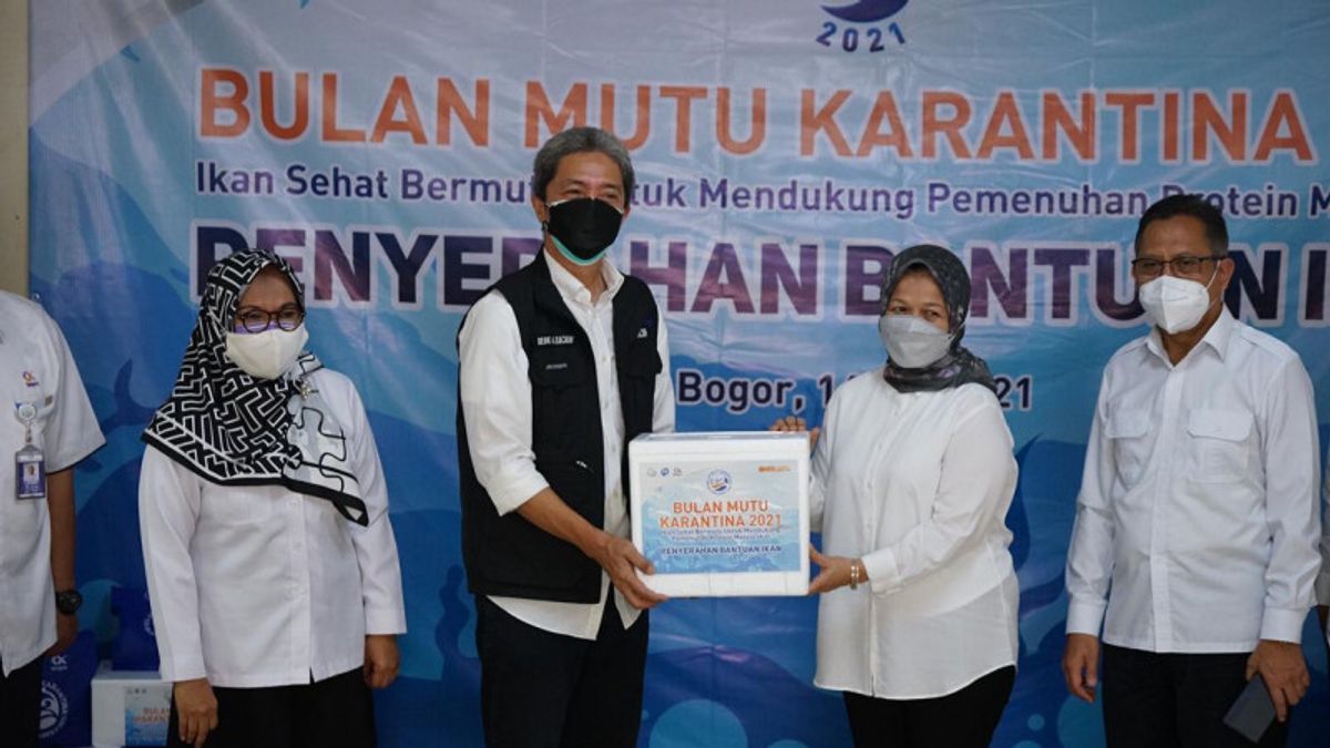 Kabar Baik, KKP Berikan Bantuan 5 Ton Ikan Kembung untuk Kota Bogor di Masa PPKM Darurat