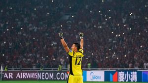 インドネシア代表チームの幸せの溢れんばかりの中国に1-0で勝利、アッサラムアライクム2026年ワールドカップ