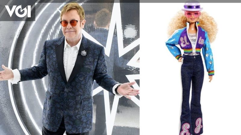 Elton John gets his own Barbie before Dodgers Stadium show anniversary