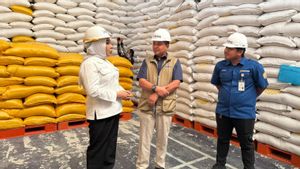Le membre du Parlement Rahmawati Sidak Gudang Bulog à Tanjung Selor, assure que les réserves de riz Kaltara sont suffisantes jusqu'à la saison sèche