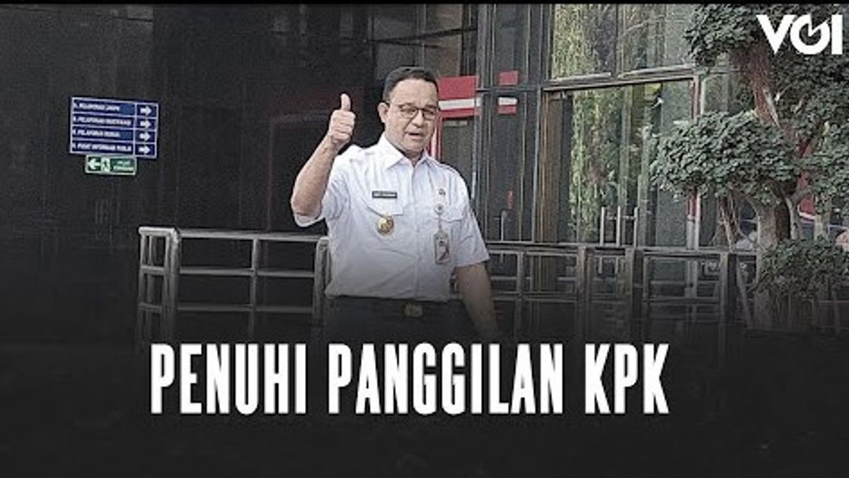 VIDEO: Formula E Case, Anies Baswedan Examined By The KPK