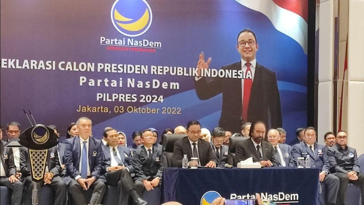 Surya Paloh Bela Anies Baswedan devient candidat à la mémoire d’aujourd’hui, le 22 octobre 2022
