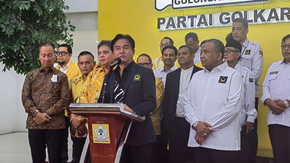 Dari Golkar, PBB Bakal Silaturahmi dengan PAN dan Gerindra