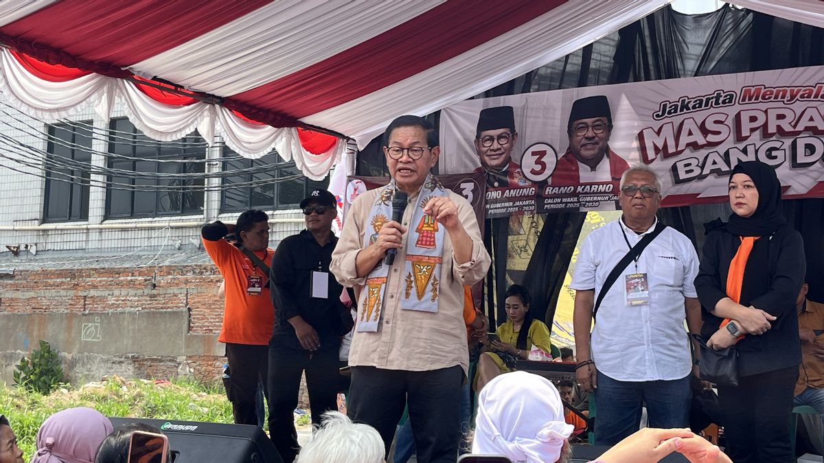 Suswono's Joke Alludes To The Prophet Muhammad Is A Problem, Pramono: My Politics Is Happy