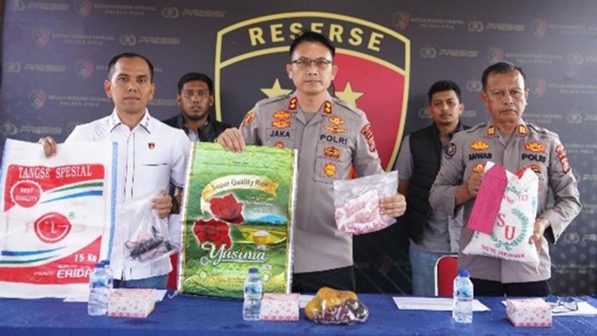 Polisi Tangkap Pria Oplos Beras Bermerek di Pidie, Diduga Dijual ke Aceh Besar