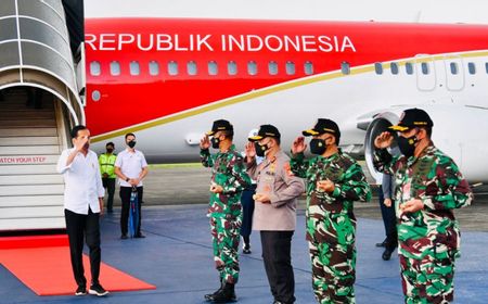 Presiden Jokowi Kembali ke Jakarta Setelah Empat Hari di Papua