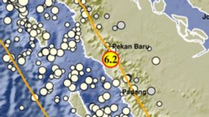 Gempa Magnitudo 6,2 Guncang Sumatera Barat
